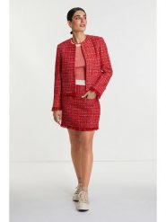 Rich & Royal Spódnica w kolorze czerwonym rozmiar: 38. Czerwone spódniczki damskie Rich & Royal, bez wzorów, z podwyższonym stanem, mini. Za 149.31 zł.