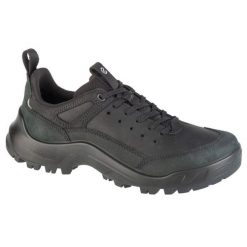 Buty Trekkingowe Ecco Offroad Lea 822344-51052 czarne. Czarne buty trekkingowe męskie z gumy, bez zapięcia. Za 824.75 zł.