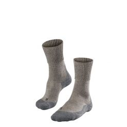 Skarpetki damskie Falke TK1 Wool. Brązowe skarpetki damskie Falke, bez wzorów, z poliamidu. Za 176.50 zł.