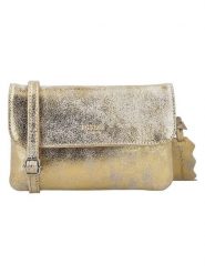 Charm Skórzana torebka w kolorze złotym - 20 x 13 x 2,5 cm rozmiar: onesize. Żółte torebki klasyczne damskie Charm, bez wzorów, z materiału, bez dodatków. Za 152.99 zł.