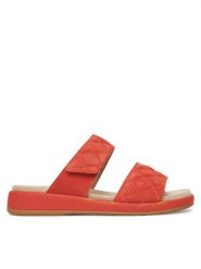 Caprice Klapki 9-27204-44 Pomarańczowy. Brązowe klapki damskie Caprice, bez wzorów, bez obcasa. Za 279.99 zł.