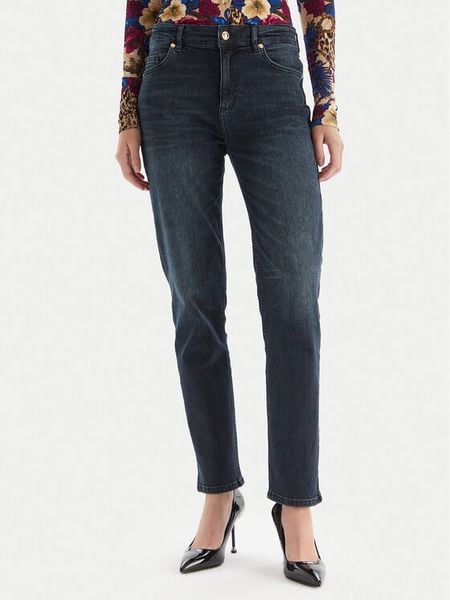 Just Cavalli Jeansy 79PAB5L1 CDWAD Granatowy Slim Fit. Niebieskie jeansy damskie Just Cavalli. Za 579.00 zł.