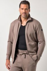 Męska Bluza dresowa stójka do 8XL. Niebieskie bluzy bez kaptura męskie JAY-PI, m, z bawełny. Za 279.99 zł.