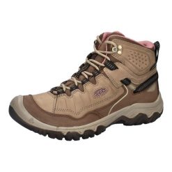 Buty trekkingowe TARGHEE IV MID WP W Keen brązowo-szare/różowe. Brązowe obuwie trekkingowe damskie Keen. Za 794.00 zł.