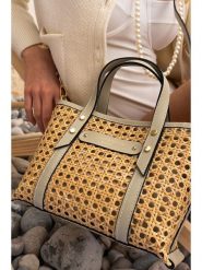 Maison héritage PARIS Torebka "Mini Bondi" w kolorze beżowym - 20 x 26 x 13 cm rozmiar: onesize. Brązowe torebki klasyczne damskie maison héritage PARIS, bez wzorów, z materiału, bez dodatków. Za 391.99 zł.