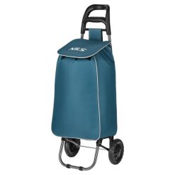 Wózek na zakupy/ torba na kółkach 40L NC17106 Nils Camp. Niebieskie torebki klasyczne damskie Nils, bez wzorów, bez dodatków. Za 59.00 zł.