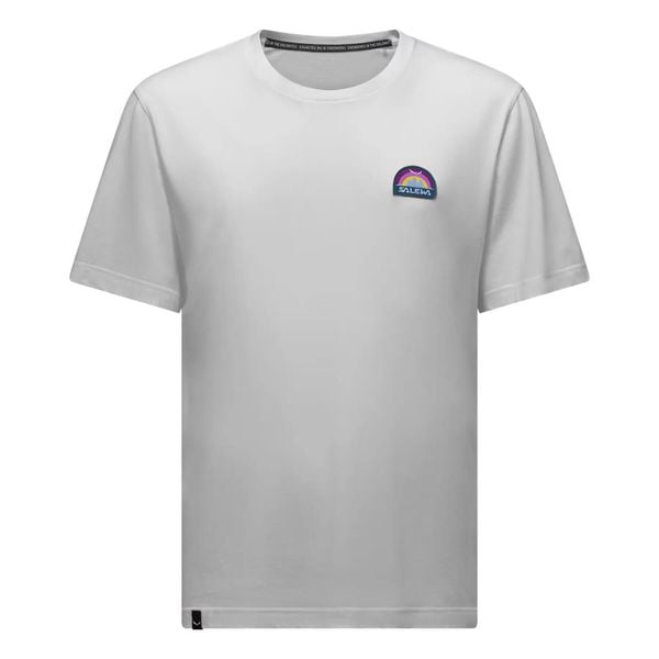 T-shirt Salewa Eagle Anniversary. Białe t-shirty męskie Salewa, xl, bez wzorów, z bawełny, bez kołnierzyka. Za 223.50 zł.