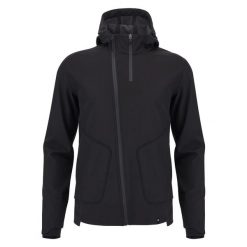 Kurtka dresowa z kapturem softshell Macron Tomtor. Czarne kurtki softshell damskie Macron, l, bez wzorów, z dresówki, z kapturem. Za 573.00 zł.