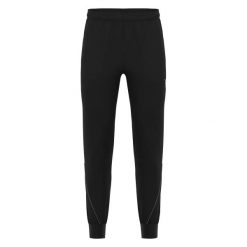 Spodnie treningowe Macron Heracles. Czarne spodnie materiałowe męskie Macron, bez wzorów, sportowe. Za 216.00 zł.