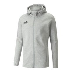 Męska Bluza Z Kapturem TeamFINAL Full Zip. Czarne bluzy z kapturem męskie Puma, m. Za 411.99 zł.