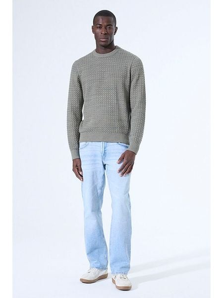 Garcia Sweter w kolorze khaki rozmiar: M. Brązowe swetry męskie Garcia, m, bez wzorów, ze splotem, bez kołnierzyka. Za 130.99 zł.