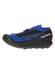SALOMON Buty "Pulsar Trail Pro 2" w kolorze niebiesko-czarnym do biegania rozmiar: 42. Czarne obuwie trekkingowe damskie Salomon. Za 246.53 zł.