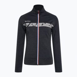 Bluza tenisowa damska Tecnifibre 21LAHO Knit. Czarne bluzy bez kaptura damskie TECNIFIBRE. Za 169.99 zł.