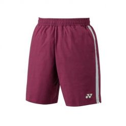 Spodnie badminton męskie Yonex CSM1516641Grape. Czerwone spodnie materiałowe męskie YONEX, bez wzorów, z materiału, sportowe. Za 383.00 zł.