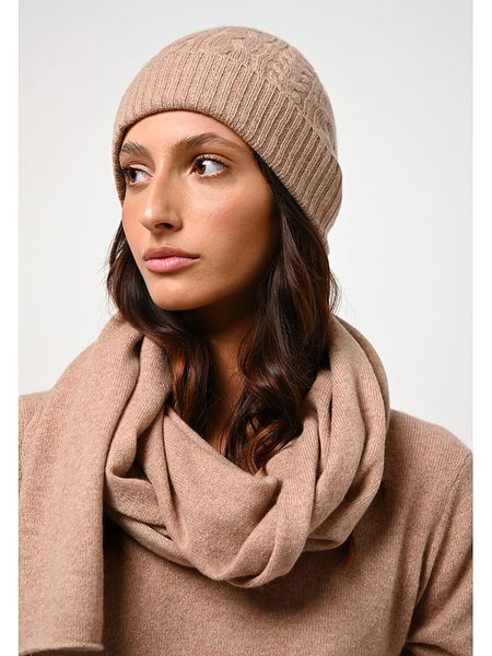AUTHENTIC CASHMERE Kaszmirowy szal "Vaymont" w kolorze beżowym - 200 x 30 cm rozmiar: onesize. Brązowe szaliki i kominy damskie AUTHENTIC CASHMERE, bez wzorów, z kaszmiru. Za 266.66 zł.