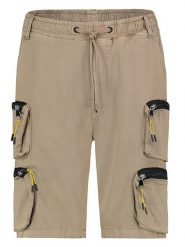 Authentic Style Bermudy w kolorze szarobrązowym rozmiar: M. Brązowe szorty męskie Authentic Style, bez wzorów. Za 109.78 zł.