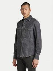 G-Star Raw Koszula jeansowa Nimes D23009-D540 Szary Regular Fit. Szare koszule męskie G-Star Raw, m, bez wzorów, z bawełny, bez kołnierzyka, bez ramiączek. Za 549.99 zł.