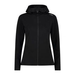 Damska kurtka z kapturem CMP. Czarne kurtki damskie CMP, bez wzorów, z kapturem. Za 340.00 zł.