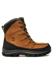 Timberland Kozaki TB19701R2311 Brązowy. Brązowe buty zimowe męskie Timberland, ze skóry, bez zapięcia. Za 809.99 zł.