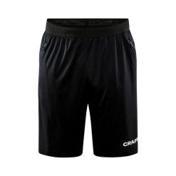 Szorty Craft evolve arbitre. Czarne szorty męskie Craft, bez wzorów, z jersey, sportowe. Za 243.50 zł.