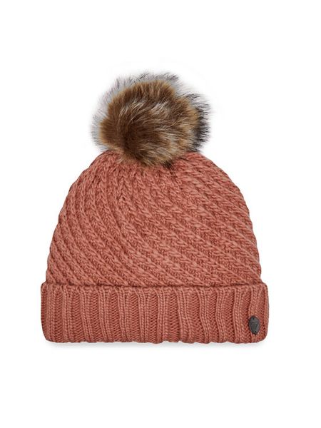 Roxy Czapka ERJHA04162 Różowy. Czerwone czapki zimowe damskie Roxy, z materiału. Za 109.99 zł.
