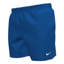 Nike Essential 5 - męskie spodenki kąpielowe, niebieskie. Niebieskie kąpielówki męskie Nike, m, bez wzorów, z materiału, do pływania. Za 121.99 zł.