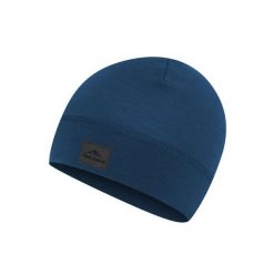 Czapka Beanie z wełny merynosa Unisex Fjord Nansen Light Merinoull. Niebieskie czapki męskie FJORD NANSEN, z wełny. Za 99.90 zł.