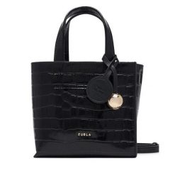 Torebka Furla. Czarne torebki klasyczne damskie Furla, bez wzorów, bez dodatków. Za 1,349.00 zł.