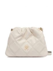 Tommy Hilfiger Torebka Th Feminine Mini Crossover AW0AW18718 Kremowy. Białe torebki klasyczne damskie Tommy Hilfiger, bez wzorów, ze skóry, bez dodatków. Za 489.99 zł.