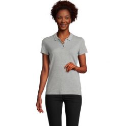 Damska Koszulka Polo Planet Melange. Szare bluzki sportowe damskie SOL'S, xs, bez wzorów, bez ramiączek. Za 77.99 zł.