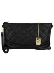 Anna Morellini Skórzana torebka "Ismerlda" w kolorze czarnym - 27 x 16 x 5 cm rozmiar: onesize. Czarne torebki klasyczne damskie Anna Morellini, bez wzorów, z materiału, z tłoczeniem, bez dodatków. Za 173.99 zł.