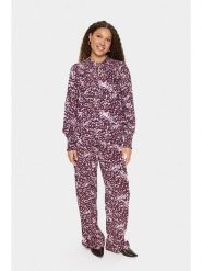 SAINT TROPEZ Bluzka w kolorze bordowo-jasnoróżowym rozmiar: XXL. Czerwone bluzki damskie Saint Tropez, s, bez wzorów, z wiskozy, klasyczne, bez kołnierzyka, bez ramiączek. Za 126.99 zł.