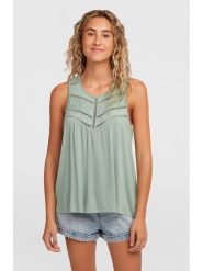 O'Neill Bluzka "Essentials Tokeena" w kolorze zielonym rozmiar: M. Zielone topy sportowe damskie O'neill, m, bez wzorów, z wiskozy, bez ramiączek. Za 131.74 zł.