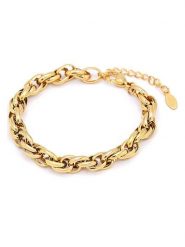 MOODE Bransoletka "Giuliana" rozmiar: onesize. Żółte bransoletki damskie MOODE, ze stali. Za 43.99 zł.