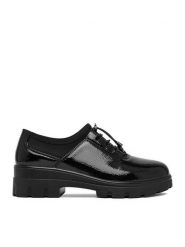 Go Soft Półbuty CEO-BK061 Czarny. Czarne półbuty damskie GO SOFT, bez wzorów, ze skóry, bez obcasa, na płaskiej podeszwie. Za 139.99 zł.