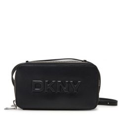 Torebka DKNY. Czarne listonoszki damskie DKNY, bez wzorów, bez dodatków. Za 269.99 zł.