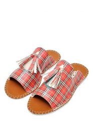 Dogo Klapki "Just Cool" w kolorze czerwonym rozmiar: 39. Czerwone klapki damskie DOGO, bez wzorów, z materiału, bez obcasa. Za 69.42 zł.