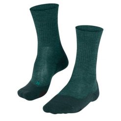 Skarpetki Falke Tk2 Wool. Zielone skarpetki męskie Falke, bez wzorów, z materiału. Za 172.00 zł.