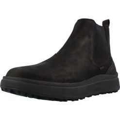 Buty GEOX U NEBULA GRIP Czarny. Czarne buty trekkingowe męskie Geox, z syntetyku, bez zapięcia, trekkingowe. Za 480.99 zł.