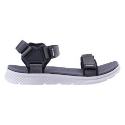 Sandały Hi-tec Hico 92800598382 czarne. Czarne sandały męskie z poliesteru, bez zapięcia. Za 159.25 zł.