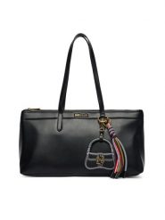 Just Cavalli Torebka 80RA4BO1 ZSD85 Czarny. Czarne torebki klasyczne damskie Just Cavalli, bez wzorów, ze skóry, bez dodatków. Za 679.99 zł.