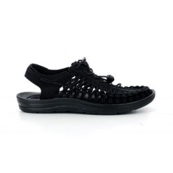 Buty do chodzenia męskie Keen Uneek. Czarne buty trekkingowe męskie Keen, z materiału, bez zapięcia, trekkingowe. Za 482.75 zł.