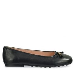 Baleriny Gant. Czarne baleriny damskie Gant, bez wzorów, bez obcasa. Za 369.99 zł.