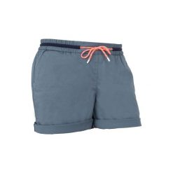 Szorty żeglarskie SAILING 100 damskie. Niebieskie szorty damskie TRIBORD, bez wzorów, z bawełny. Za 59.99 zł.