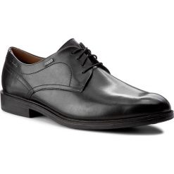 Półbuty CLARKS - Chilverwalkgtx GORE-TEX 261096897 Black Leather. Czarne buty wizytowe męskie Clarks, z gore-texu, bez zapięcia. W wyprzedaży za 369.00 zł.