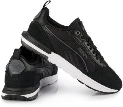 Męskie buty sportowe sneakersy lekkie PUMA R22 383462-01. Czarne buty sportowe na co dzień męskie Puma, z materiału, bez zapięcia, trekkingowe. Za 219.00 zł.