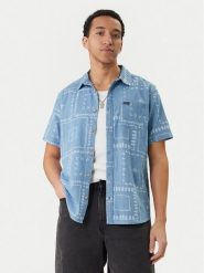 RVCA Koszula Frame Chambray AVYWT00507 Błękitny Regular Fit. Niebieskie koszule męskie RVCA, m, bez wzorów, z bawełny, bez kołnierzyka, bez ramiączek. Za 299.99 zł.