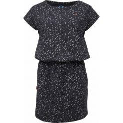 Elegancka letnia sukienka bawełniana dla kobiet Baskela. Niebieskie sukienki damskie ZSPORT, na lato, m, bez wzorów, z bawełny, eleganckie, bez kołnierzyka, bez ramiączek, dopasowane. Za 177.99 zł.