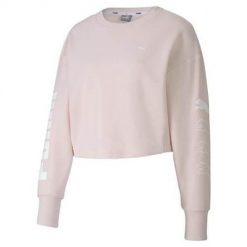Bluza sportowa damska Puma Rebel Crew Sweat TR. Czerwone bluzy bez kaptura damskie Puma, l, z materiału. Za 79.66 zł.