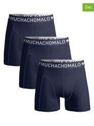 Muchachomalo Bokserki (3 pary) w kolorze granatowym rozmiar: 3XL. Niebieskie bokserki męskie Muchachomalo, bez wzorów. Za 114.95 zł.